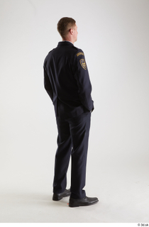Sam Atkins Fireman in Ceremonial Pose 2 standing whole body…